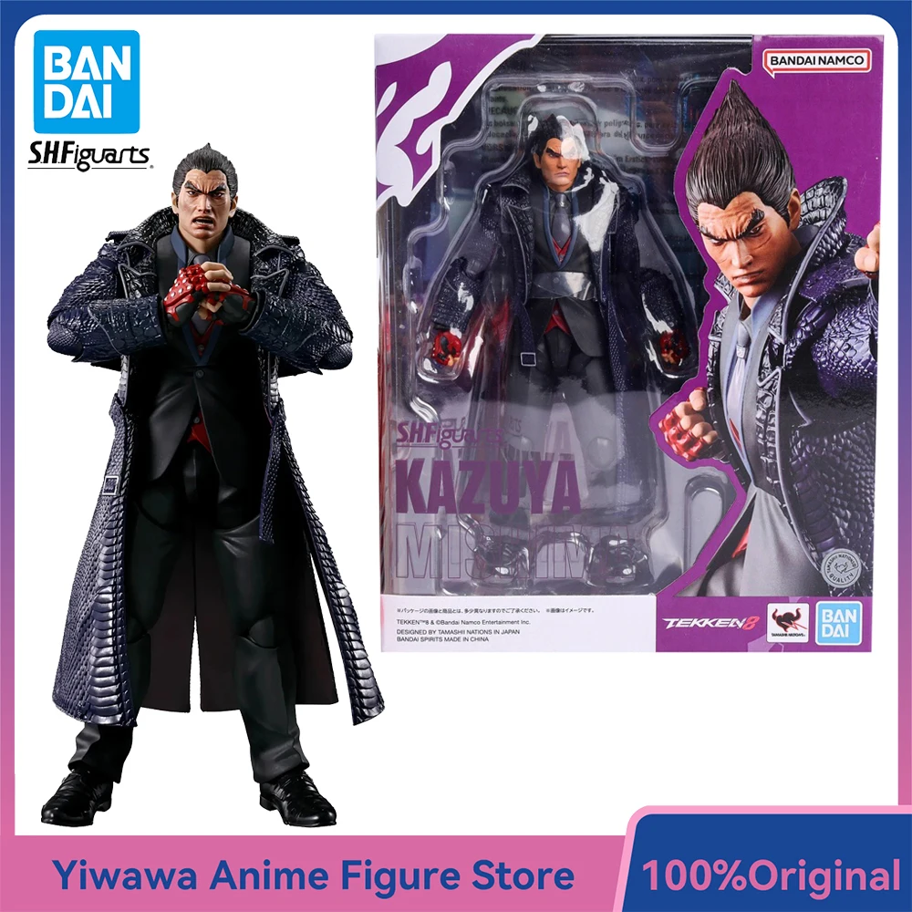 

[In-Stock] Original BANDAI S.H.Figuarts Kazuya Mishima (Tekken 8) Excellent 15cm SHF Anime Figure Model Ornament Gift Toys