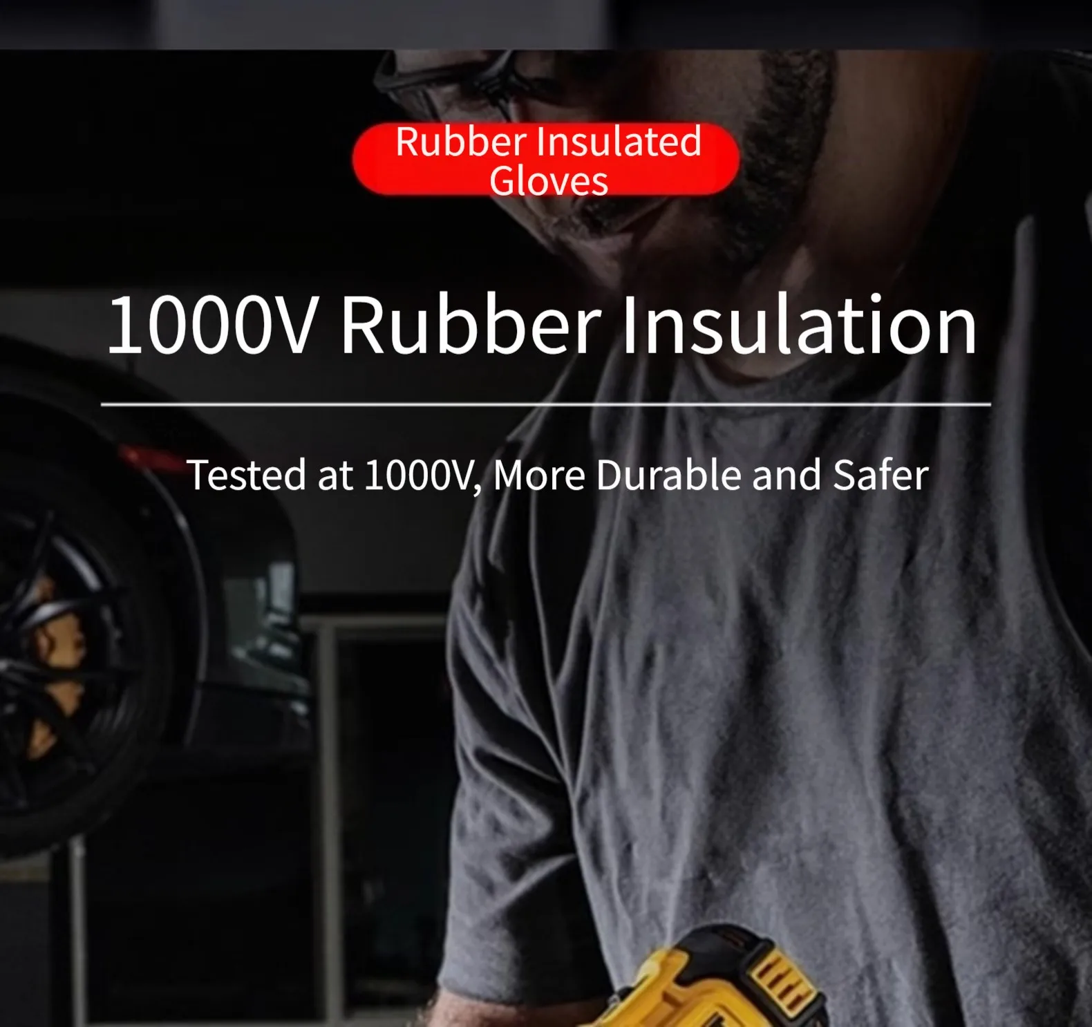 1000V Insulated Electrician Gloves Waterproof Shock Resistant Touchscreen Safety Gear For Electrical Work Maintenance