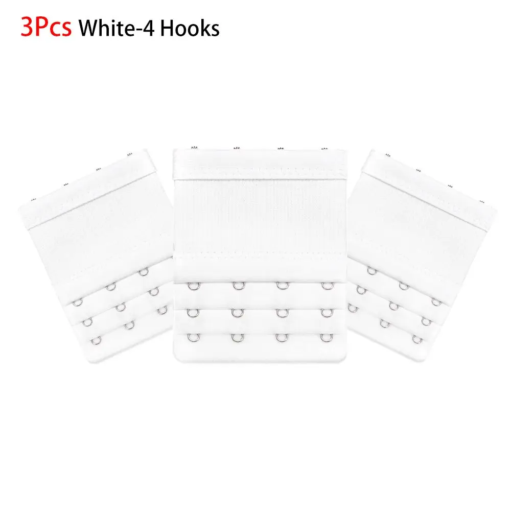 

1/3Pcs Maternity 2/3/4 Hooks Bra Extender Hook Underwear Extension Brassiere Strap Bra Buckle