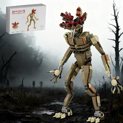 Demogorgon Toy Building Sets, Stranger Monster Figure Cannibal Flower Toys for Horror TV Series Fans, Halloween Present, 354 Pcs
