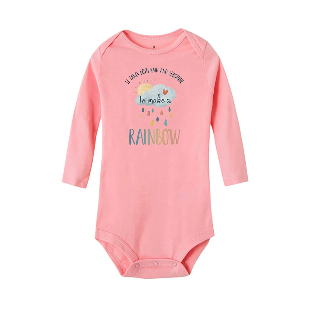 The One Where They Got Their Rainbow Newborn Baby Long Sleeve Outfit Romper Fashion Casual Summer Bodysuit Infant Clothes Ropa