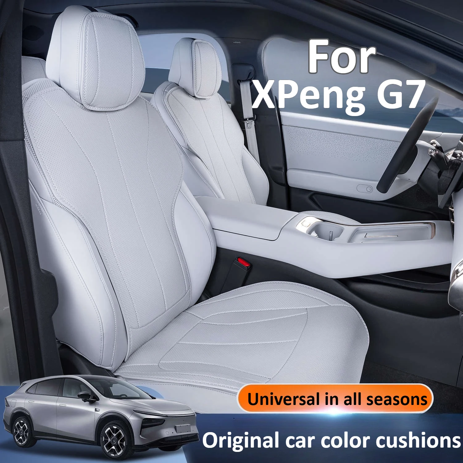 

Для Xpeng G7 2025, всесезонная подушка, универсальный, удобный, дышащий, чехол на сиденье, аксессуары для внутреннего сиденья