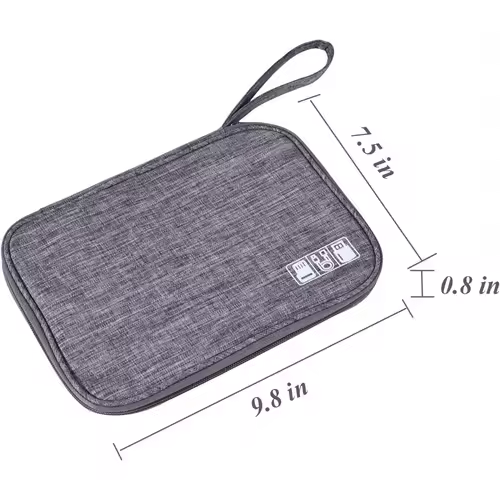 Electronics Organizer Bag Waterproof Carrying Pouch Travel Bag Universal Cable Organizer Electronics Storage Bag Accessories - Image 2