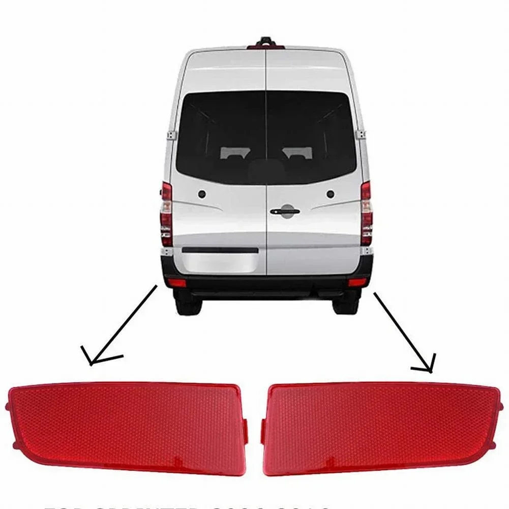 

Tail Brake Lights Light Reflector ABS Plastic Directly Replaced For Crafter 2006-2016 Rear Bumper Reflector Standard Size