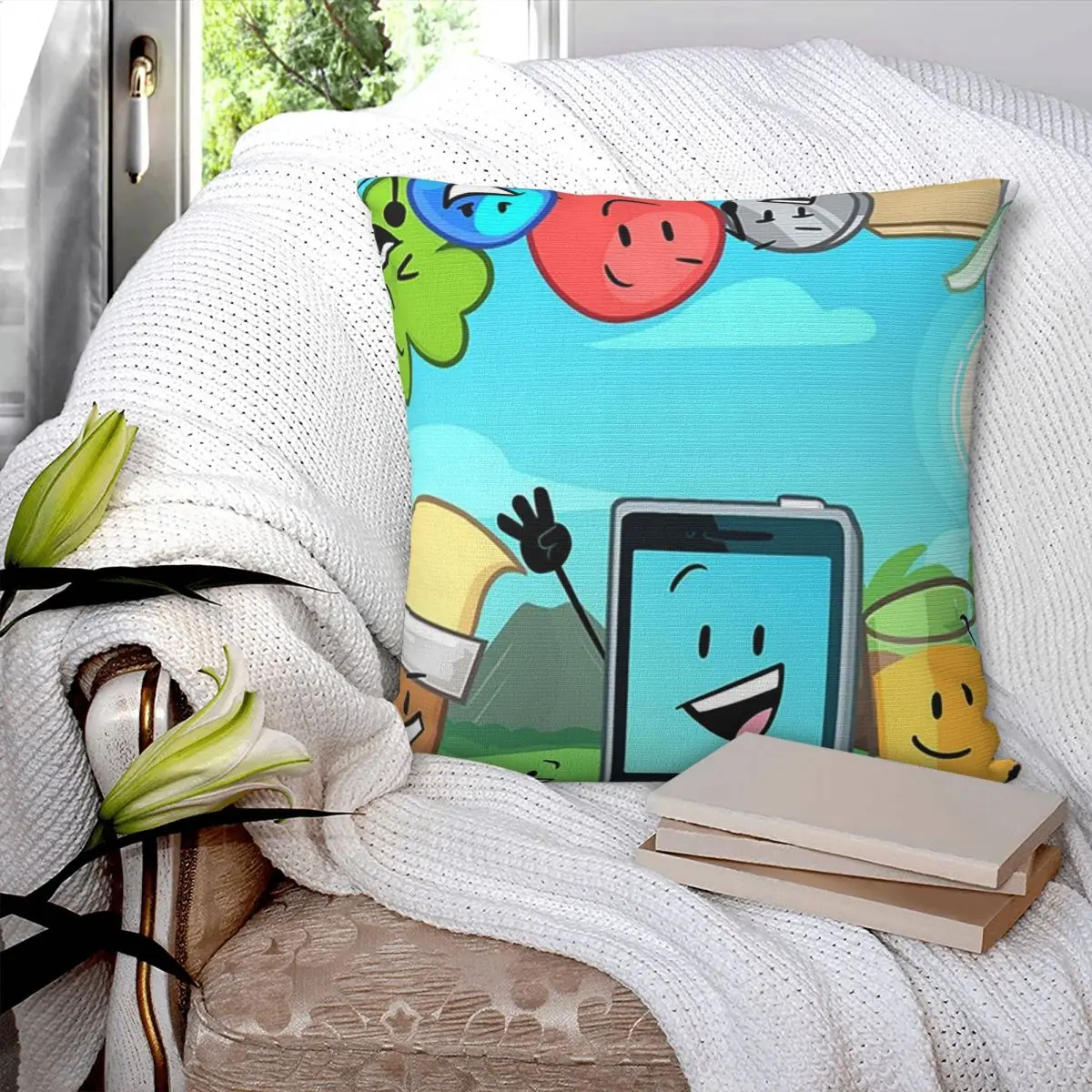 Inanimate Insanity Invitational Square Pillowcase Pillow Cover Polyester Cushion Decor Comfort Throw Pillow for Home Sofa