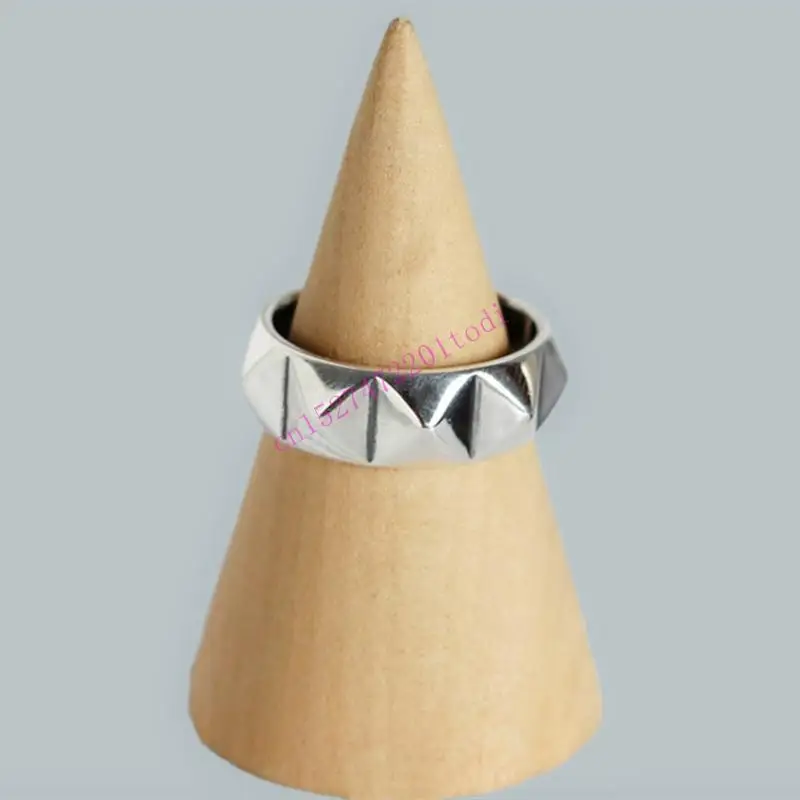 M76B Contemporary Rhombus Designs Rings Zinc Alloy Jewelry For Trendy Women image 3