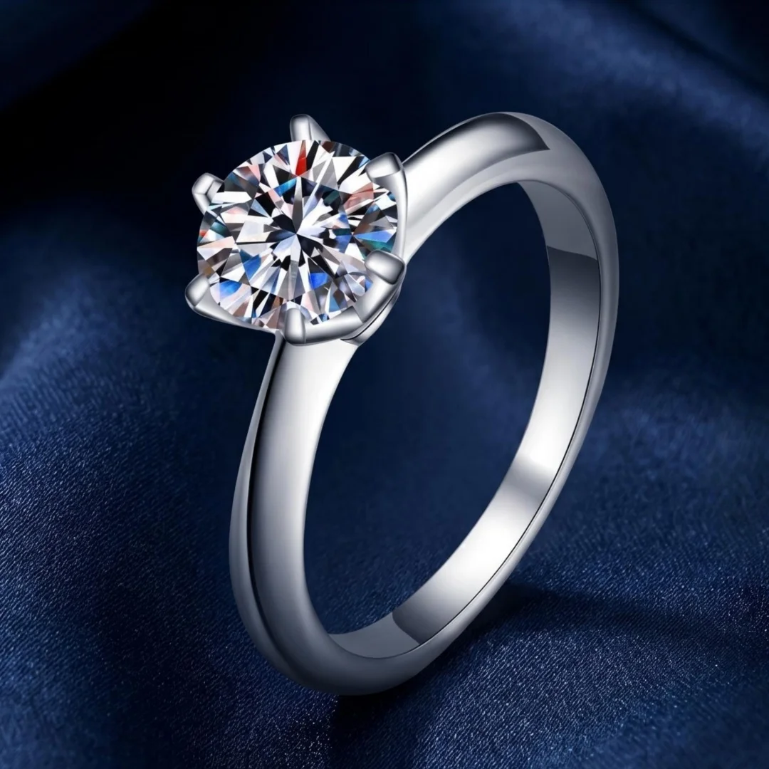 3ct Moissanite Wedding Band D Color VVS1 Stackable 925 Sterling Silver Ring For Women Man Fine Jewelry