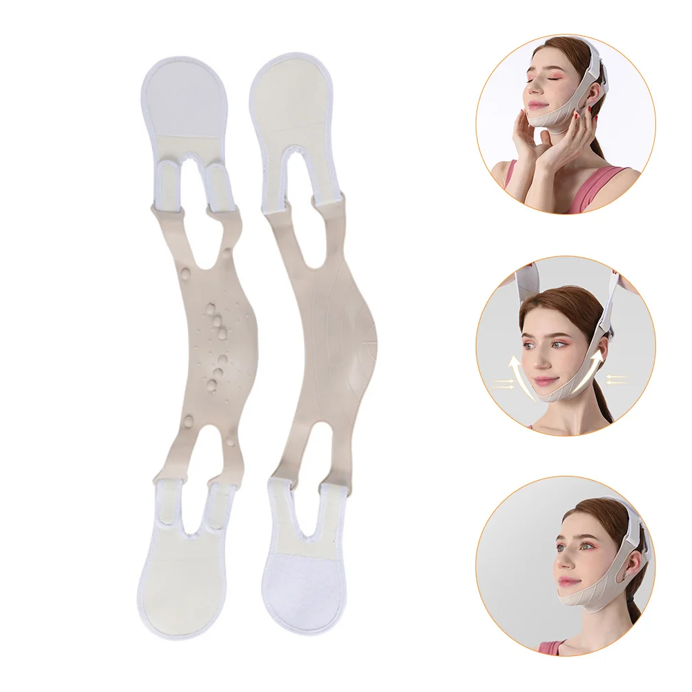 

Skin friendly Elastic Silica Gel Thin Belt V Line Strap Facial Masks Slimming Chin Lift Bandage Easy Use Reading Sleeping