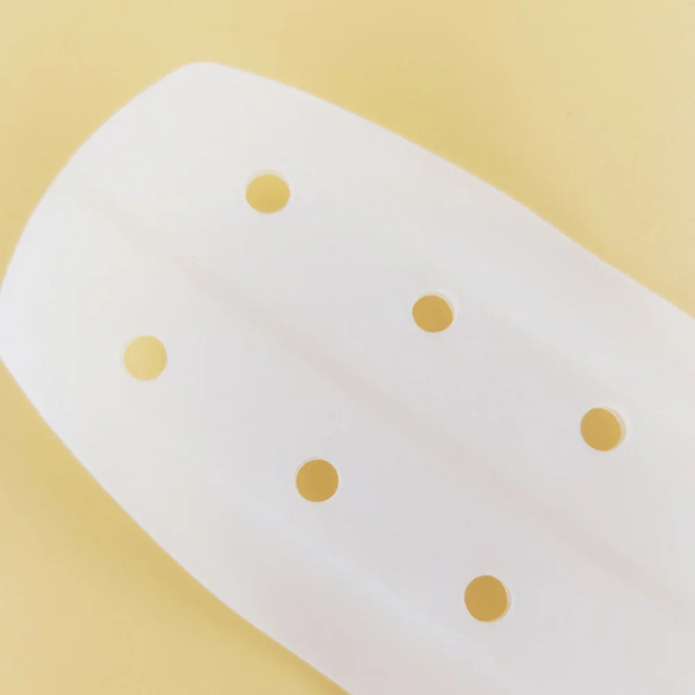 

Silicone Shoulder Pads Women White Enhancer Cushioning Broaden Shape Under Clothes Reusable Washable Everyday Use