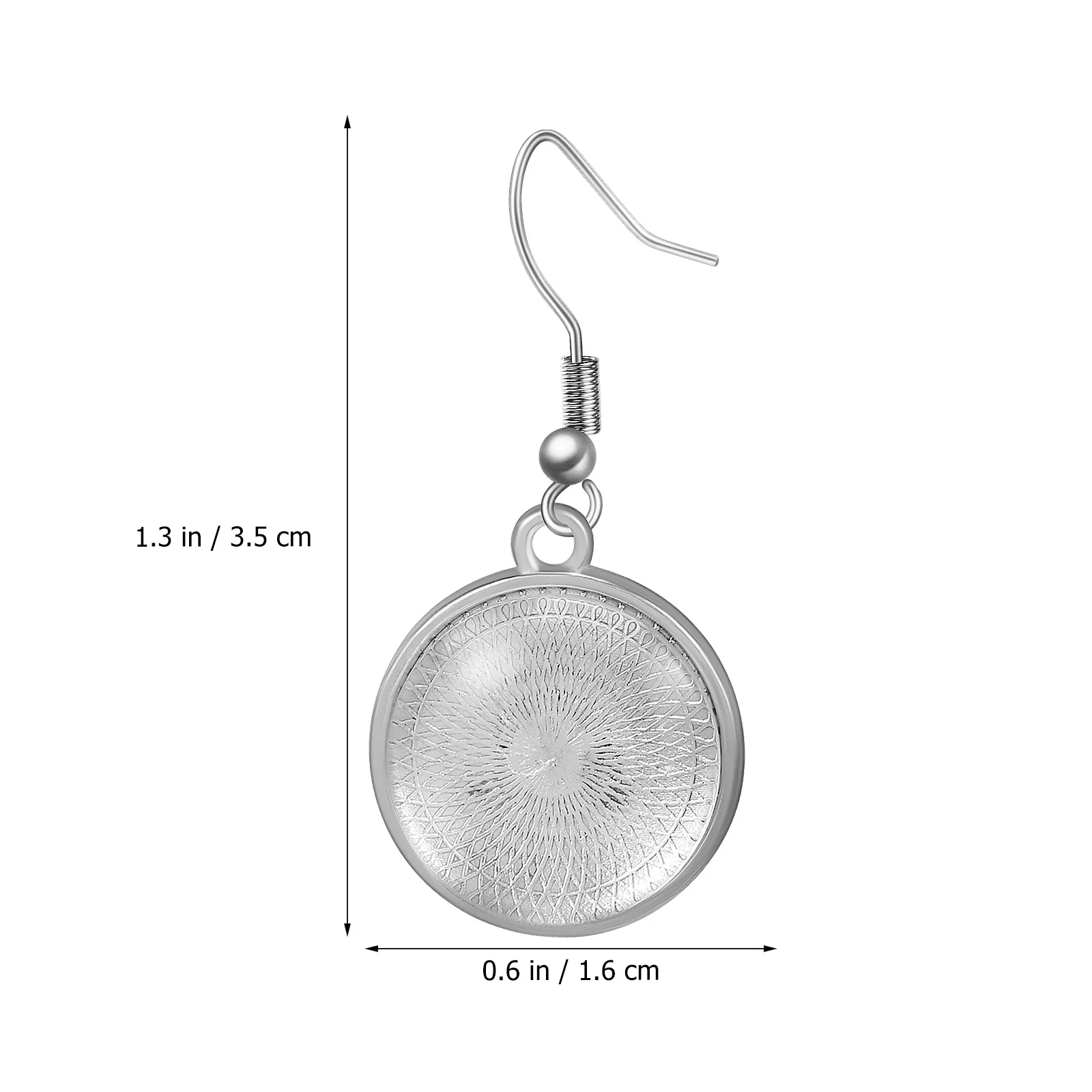 

Sublimation Blank Earrings Diy Jewelry Making Wire Hook Kits For Women Durable Silver Resistant Fade Rust Long Lasting Use