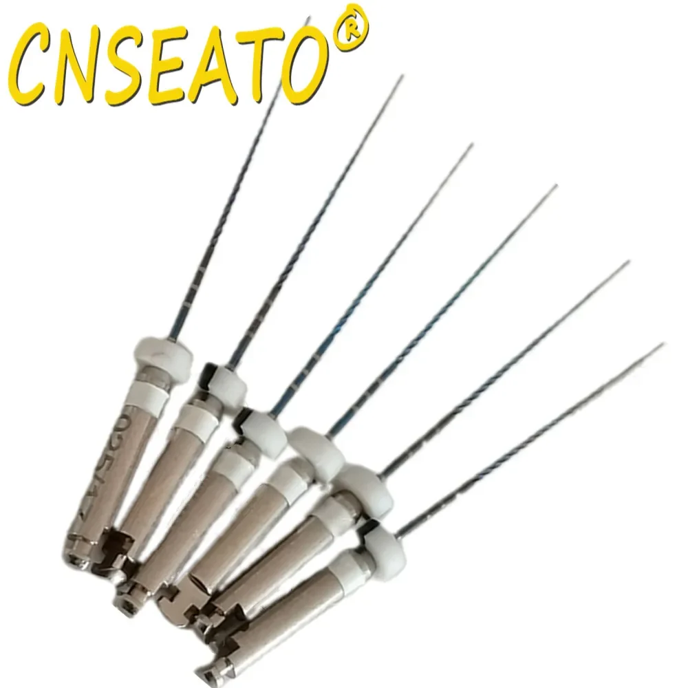 6Pcs Dental Endo Path File NiTi Root Canal Cleaning Rotary Tool TF System Dentistry Instrument Teeth Endodontic Files Autoclave