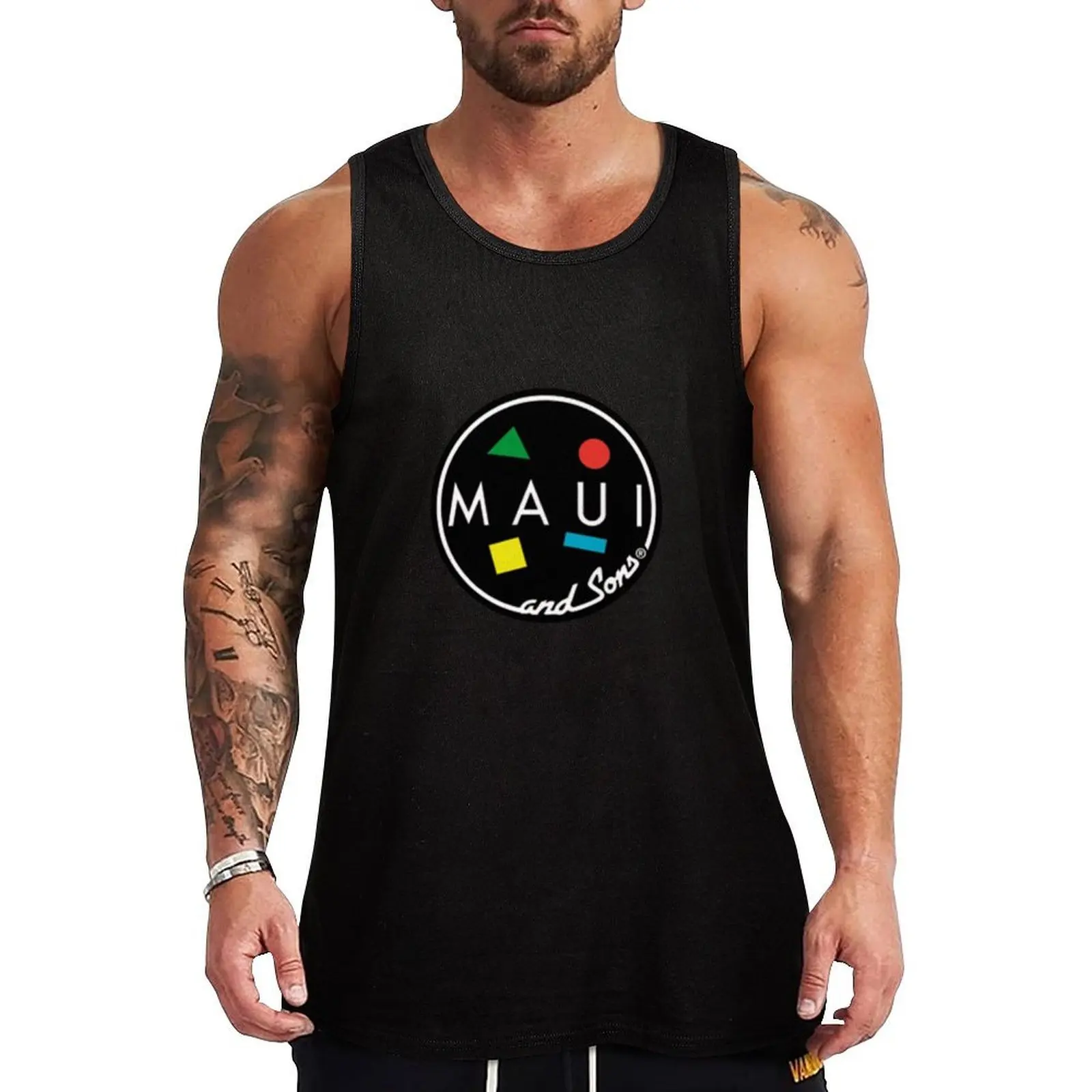 

Maui and sons Tank Top muscular man Body man singlets for men Sleeveless top