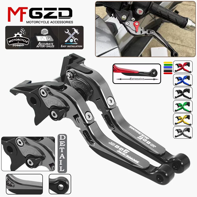 

Motorcycle Accessories Extendable Folding Adjustable Brake clutch Handle levers For TRACER 900GT tracer900gt 2021 2022 2023 2024