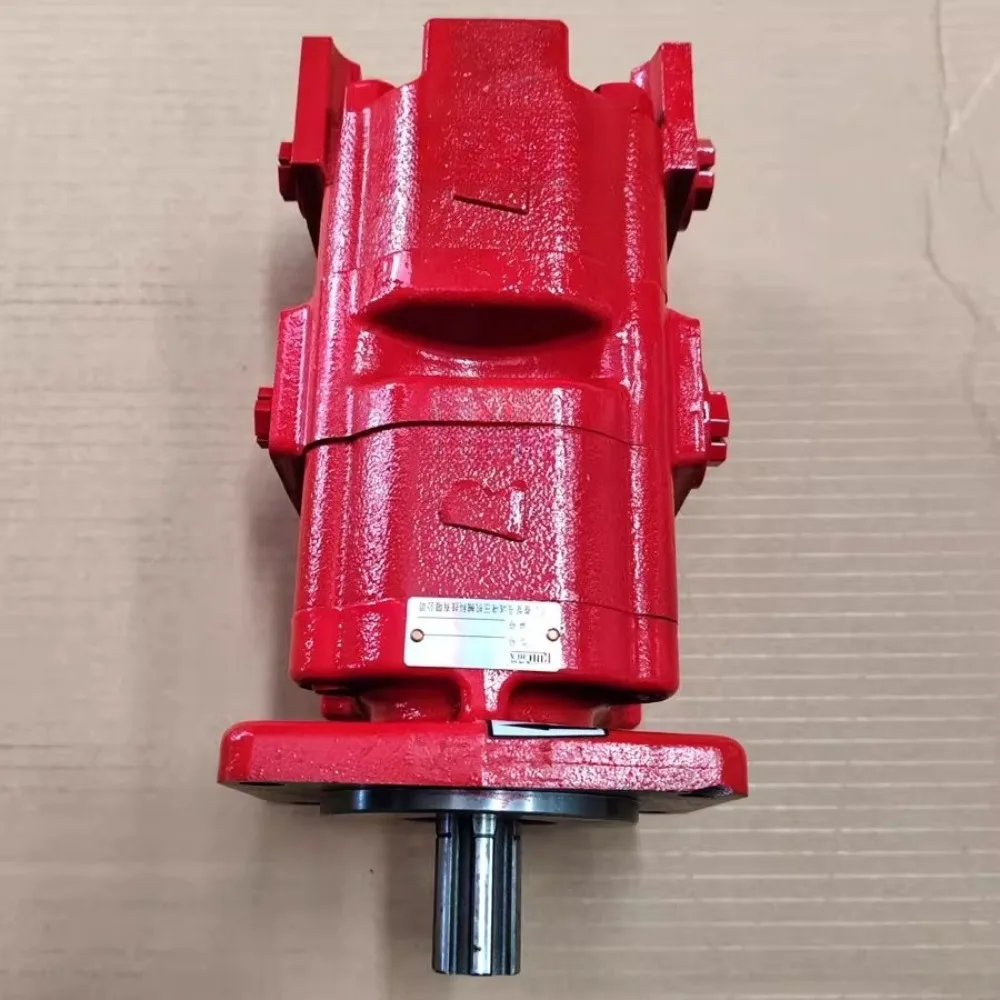 Tr* Hydraulic oil pump gear pump single double triple pump hydraulic left and right rotation