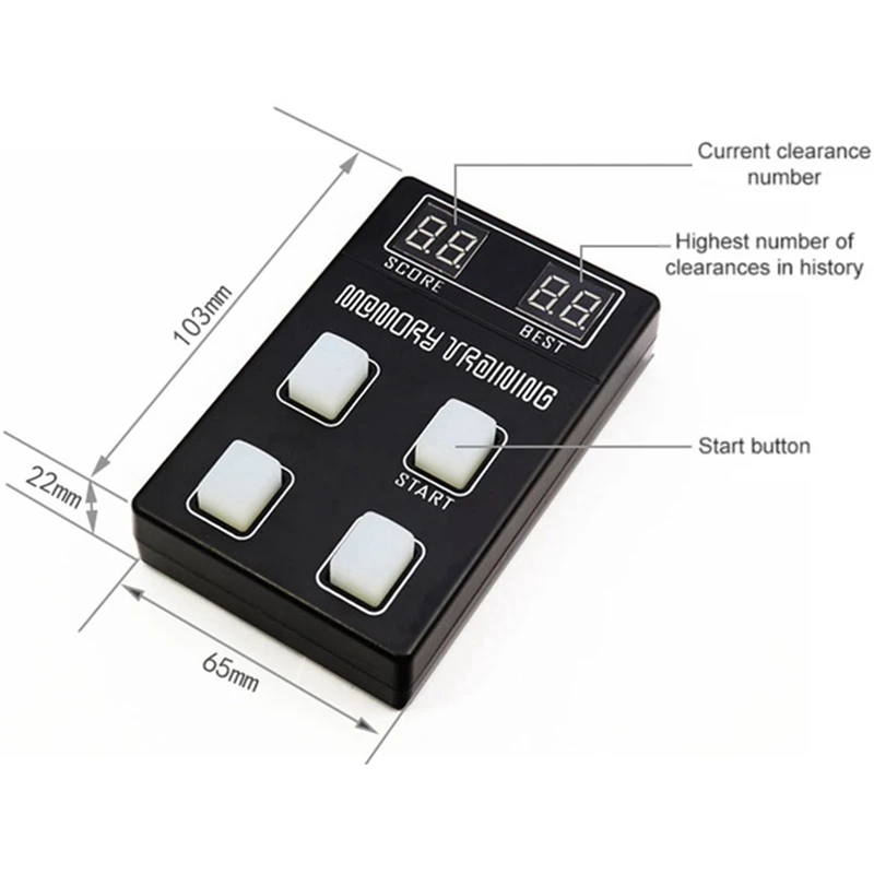 DC 9V Memory Training Game Machine Making Kit Funny LED Electronic Kit Memory Training DIY Kit Puzzle Game Kit Gift image 6
