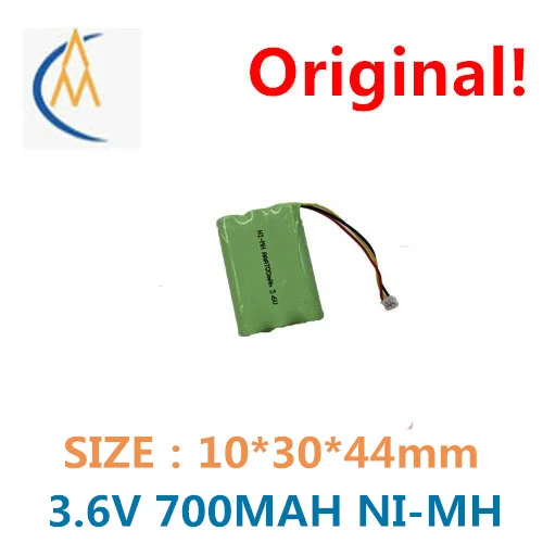 Genuine 3.6v three wire aaa700mah telephone landline Ni MH rechargeable battery standby capacity 3P, repeated charging 1100 tim