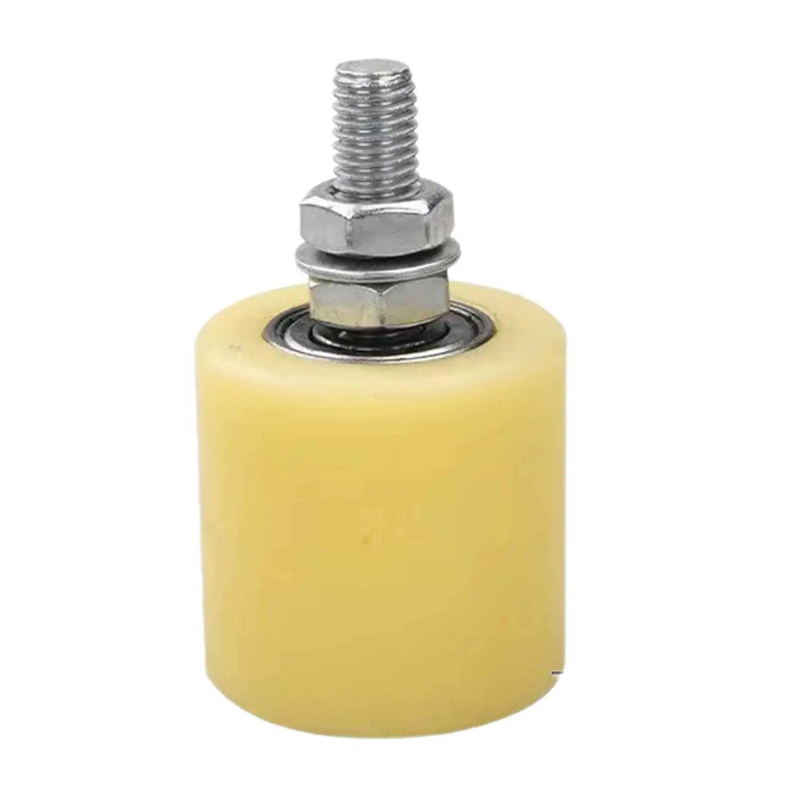 2x롤러 휠 나일론 풀리 슬라이드 게이트 교체 트랙 베어링 가이드 휠 높이 5cm