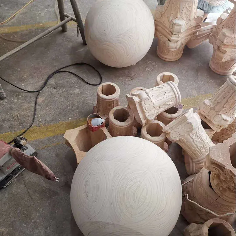 1pc Dia 50/60/80/100/150 Pine Wood Ball Beech Wooden Primary Color Solid Round Wooden Ball Decoration DIY Home Painted Parts