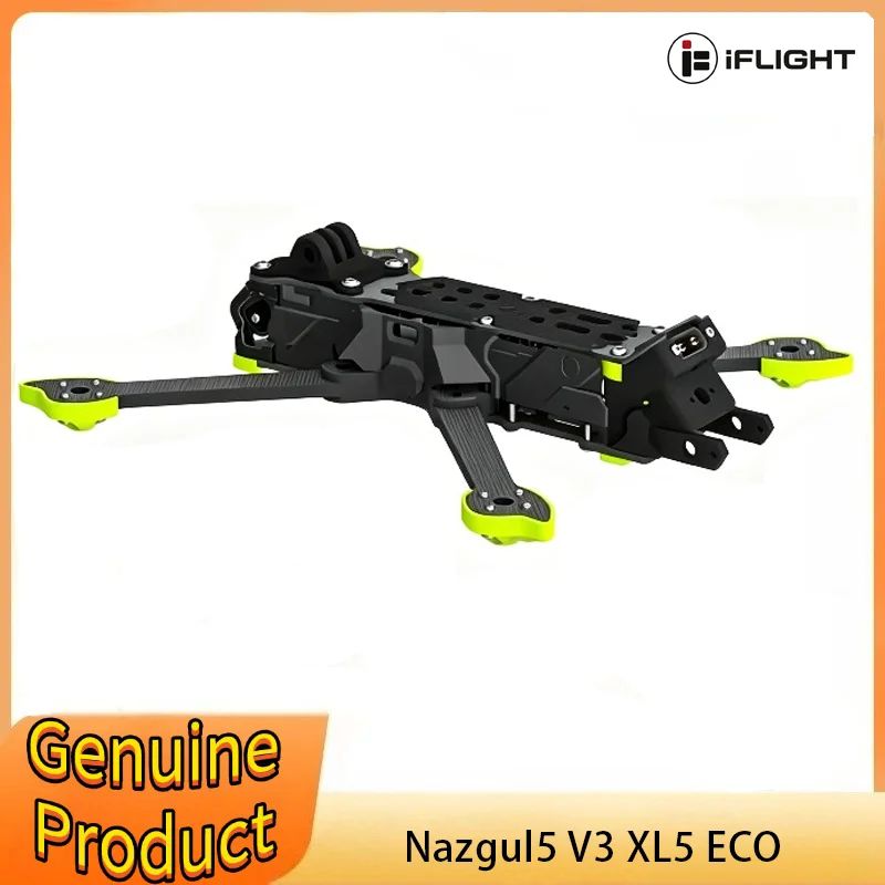 IFlight Nazgul5 V3/XL5 ECO Frame Kit with 5mm Arm Compatible 5inch Propeller XING-E Pro 2207 Motor for FPV Racing Drone Part