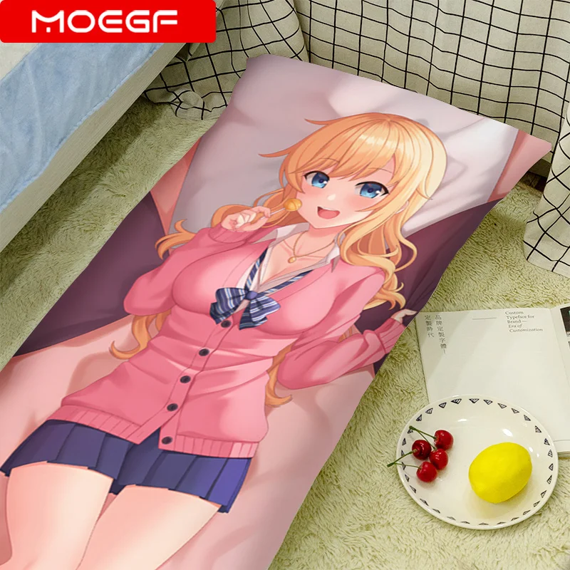 

Ohtsuki Yui Anime Cosplay Hugging Body Pillowcase Long Dakimakura Cover Costume Otaku Throw Pillow Case