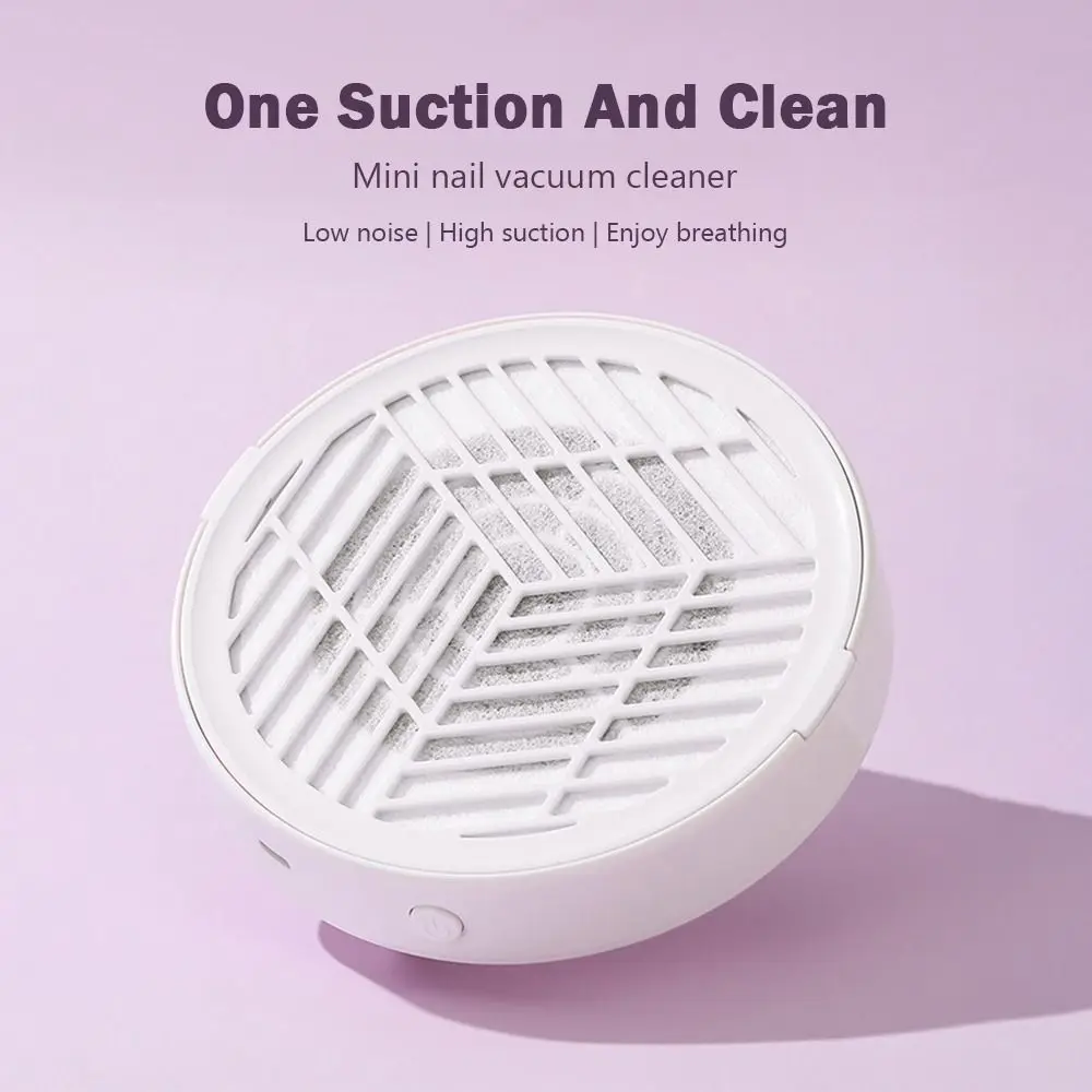 Low Noise Nail Dust Collector Powerful Suction Nail Collecting Nail Vacuum Fan Portable Manicure Tools Nails Dust Extractor