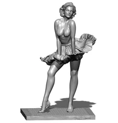 1/24 75mm 1/18 100mm Model z żywicy zestawy Monroe rysunek niepomalowane bez koloru RW-176