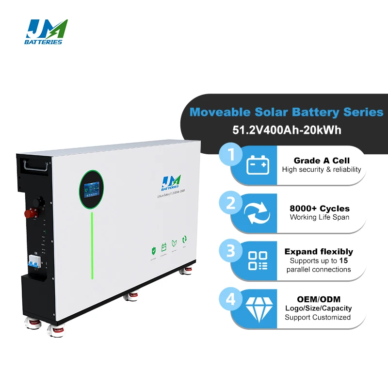 JM 8000 Cycles Solar Energy Storage Battery 15KW 30Kwh Batterie Lithium 20kwh Solar Lithium Battery with 10 Years Warranty