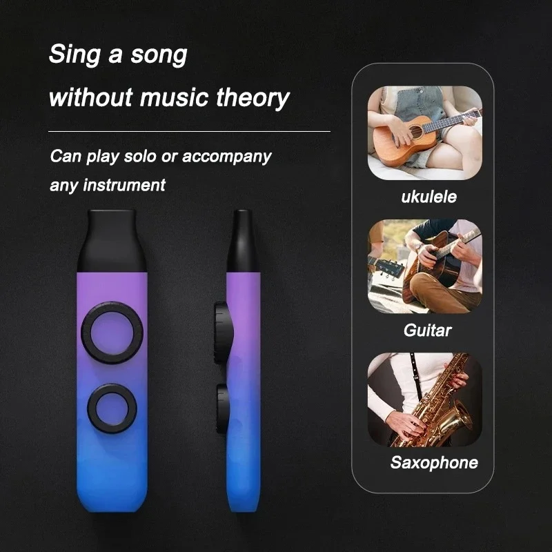 26 Nouveau Kazoo à Double Trous avec 10 Membranes de Flûte, Facile à Apprendre, Instruments Ludiques et Amusants pour Bands, Performances en Direct, Fêtes et Voyages
