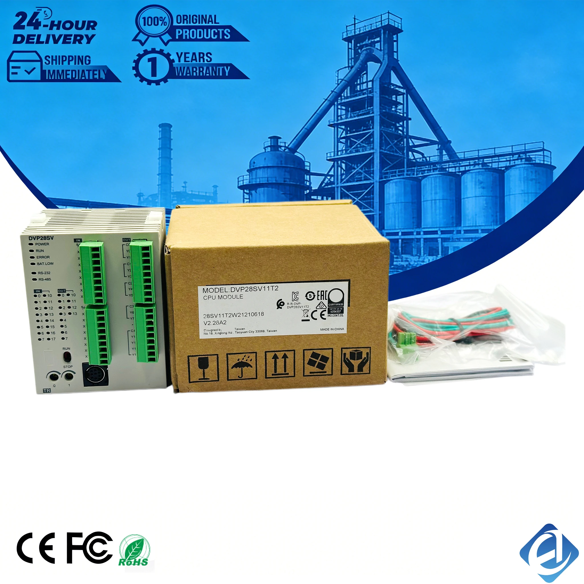 

New DVP28SV11T2 Dvp28sv11t2 Expansion Module Stock in Warehouse