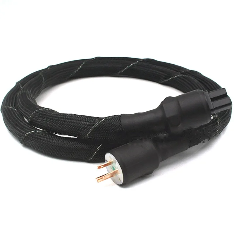 Mkii7n-高純度銅オーディオケーブル,5またはEU AC,高音質,フルサウンド