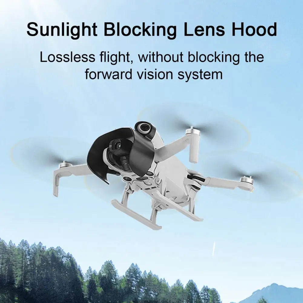 High Hardness Camera Lens Hood Sunshade Anti-glare Protective Cover Lens Guard Drone Accessories for Mini 4 PRO