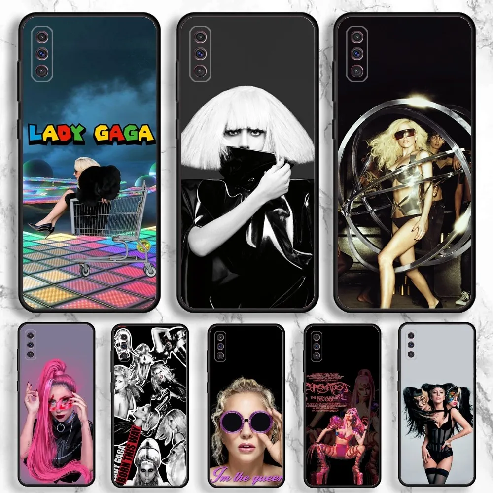 Singer L-Lady-Gaga Born this way Phone Case For Samsung Galaxy A13,A21s,A22,A31,A32,A52,A53,A71,A80,A91 Soft Black Phone Cover