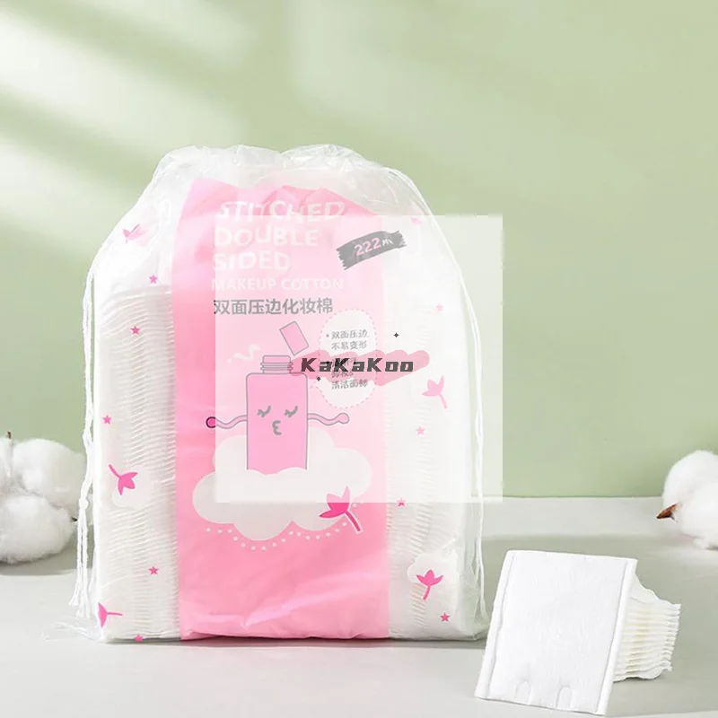 High Quality Disposable Cotton Pad Cosmetic Makeup Remover Cotton Pads Face Cleaning Dissolves And Removes Makeup