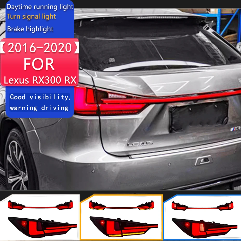 

Car Styling for Lexus RX300 RX Tail Lights 2016-2020 X270 RX350 LED Tail Lamp DRL Dynamic Signal Reverse auto Accessories