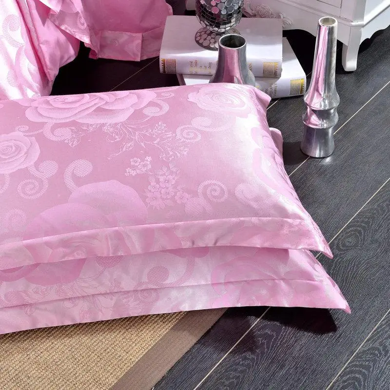 Soft Washable Yellow Pillowcases Set of Two for Dormitory Use Children's Bedding Non-Machine Washable A-Class Maternity Grade