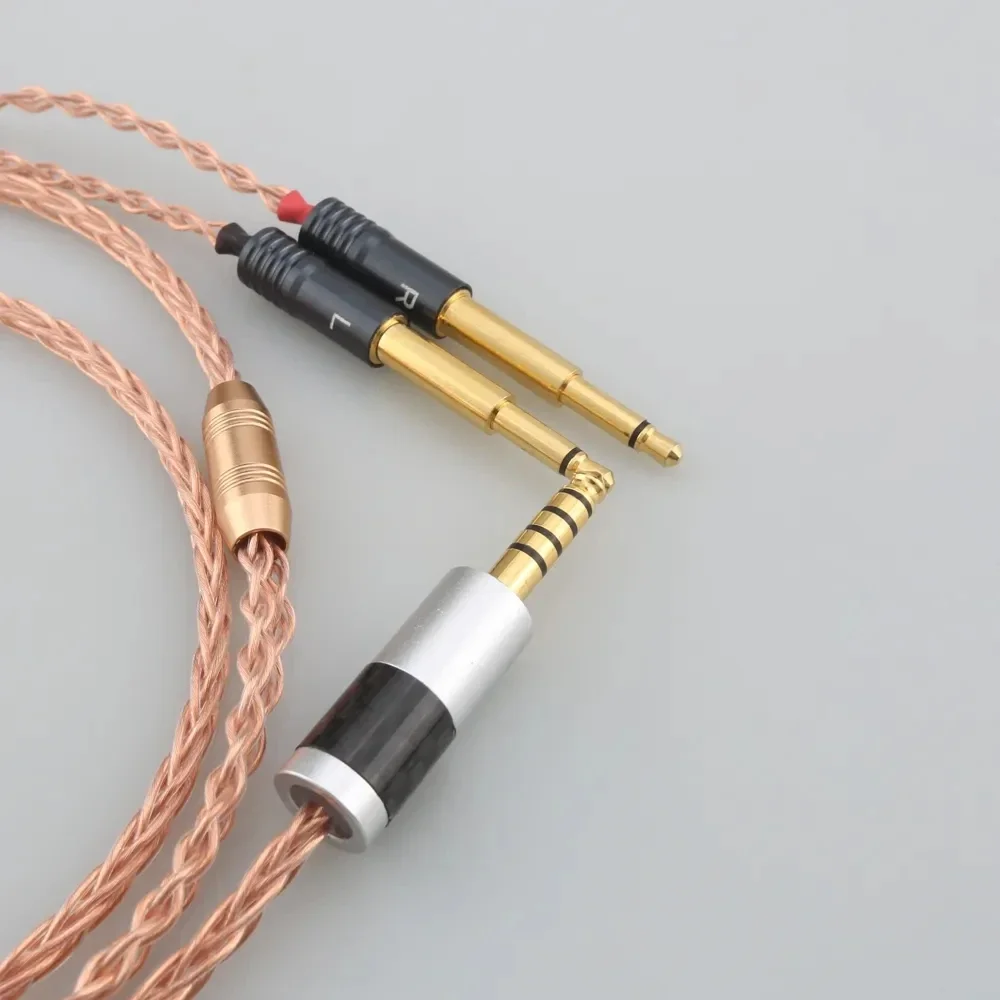 6,5 мм 2,5 мм 4,4 мм XLR 8-ядерный посеребренный медный кабель для наушников OCC для Meze 99 Classics NEO NOIR гарнитура для наушников