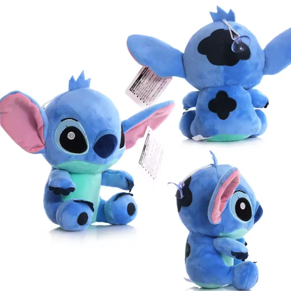 Heiße DISNEY Lilo & Stitch Plüschtiere Rosa Lilo Blue Stitch Gefüllte Plüschpuppen Anhänger Spielzeug Modelle Niedlicher Junge Mädchen Geburtstagsgeschenk