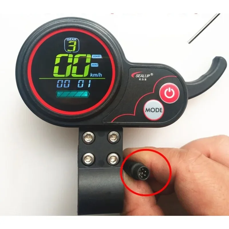 

Electric scooter accessories TF100 instrument panel, controller, folding car throttle handle display 48V-6 line meter