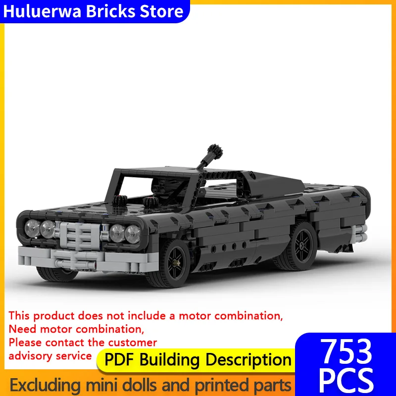 

Speed Racing Car Model MOC Building Bricks Lowrider Modification Car Modular Technology Gifts Holiday Assemble Children Toy Suit