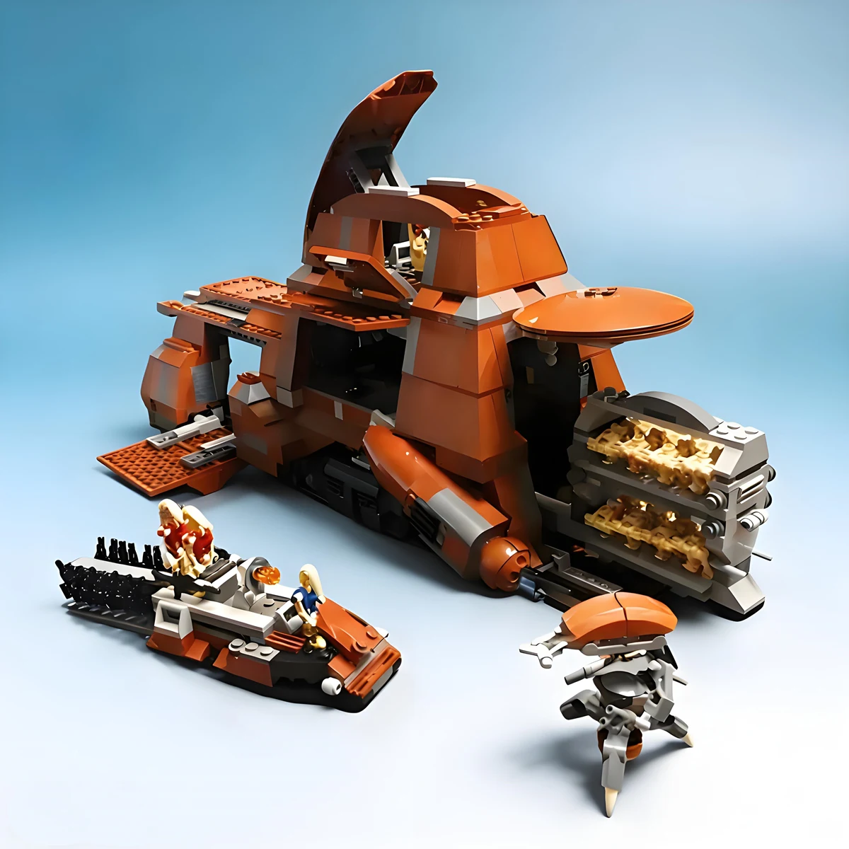 set-di-costruzioni-per-bambini-astronave-federale-droidi-da-battaglia-trasportatore-militare-mtt-blocchi-da-costruzione-della-galassia