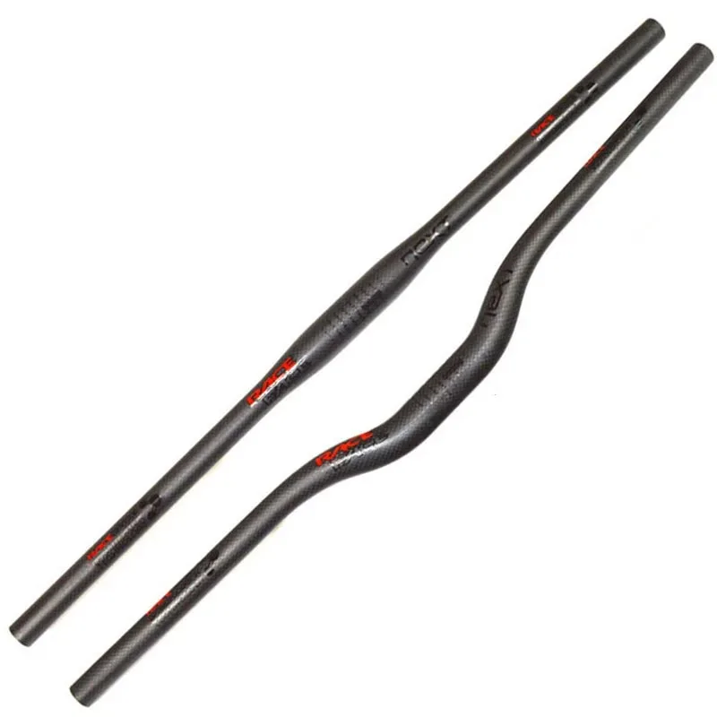Race Face NEXT Mountainbike 3K Vollcarbon flach Horizontaler Carbon-Fahrradlenker MTB-Fahrradteile 31,8 * 580-760 mm schwarz