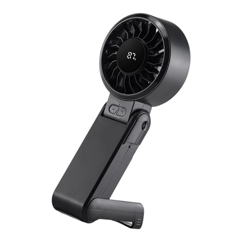  Innovative Table Fan With Display And Comfortable Hanging Mode Desk Phone Stand