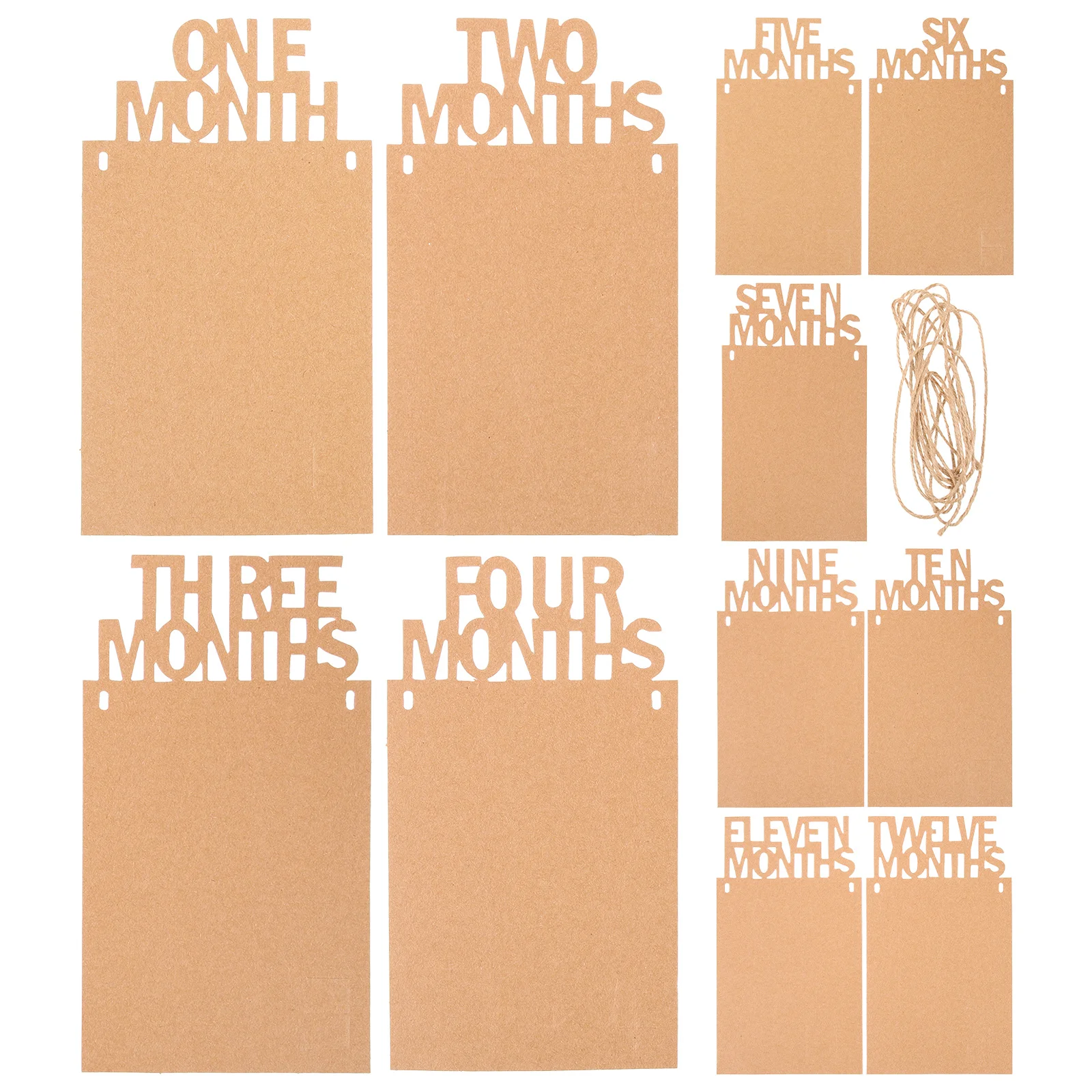 

Photo Bunting Banner Baby Birthday Party Decoration Hanging Flags Milestone Garland Kids Celebration Decor Bunting Banner Party