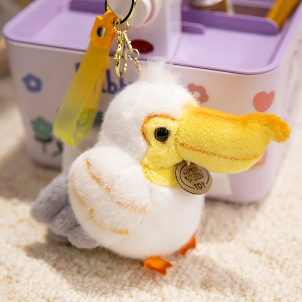 

Simulation Parrot Plush Pendant Bag Pendant Plush Animal Birds Snap Wristband Kawaii Cartoon Standing Shoulder Animals