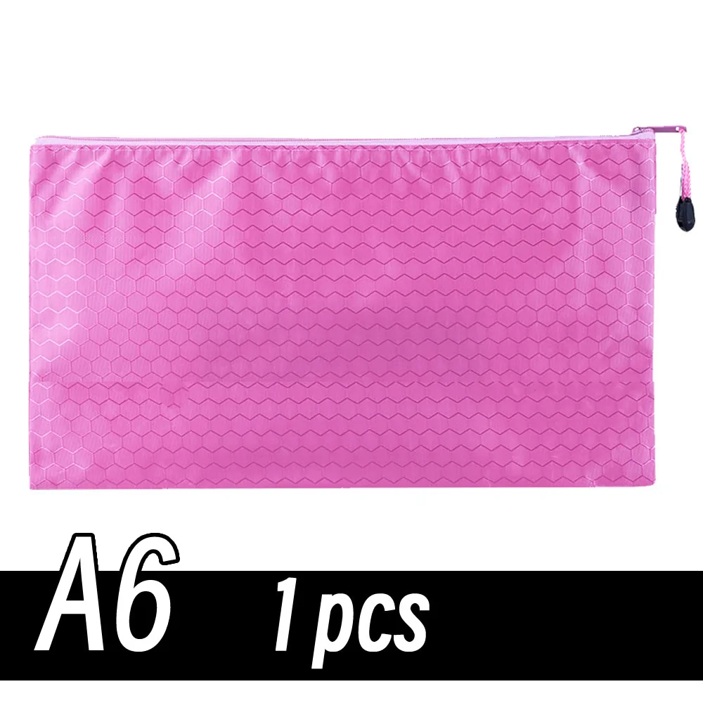 A4/A6 Bleistift Tasche Mäppchen Dokument Puzzle Tasche Wasserdichte Zip Datei Ordner Bleistift Fall Lagerung Taschen Schule Büro liefert