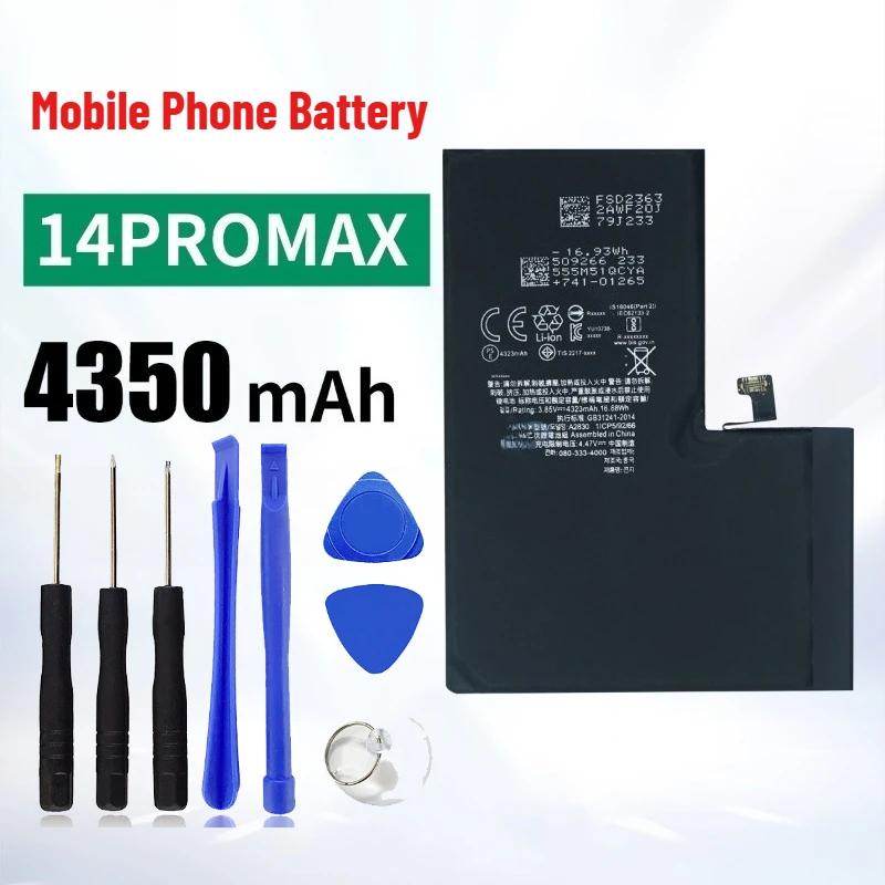 

For IPhone 14 Pro Max 4350mAh Large Capacity Mobile Phone Battery