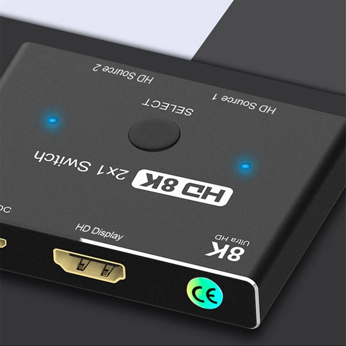 ATP-8K Switcher .1 Converter 2 in 1 Out Splitter Support Power Management Multi Function Portable Distributor