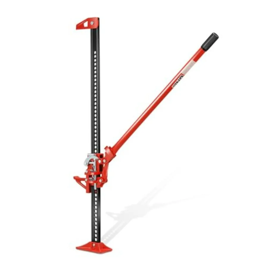 

48'' Universal Farm Jack 3 Ton 6600lbs Ccity High Lift Ratcheting Off-Road Jack for Car Truck Tractor SUV ATV UTV with Steel Co