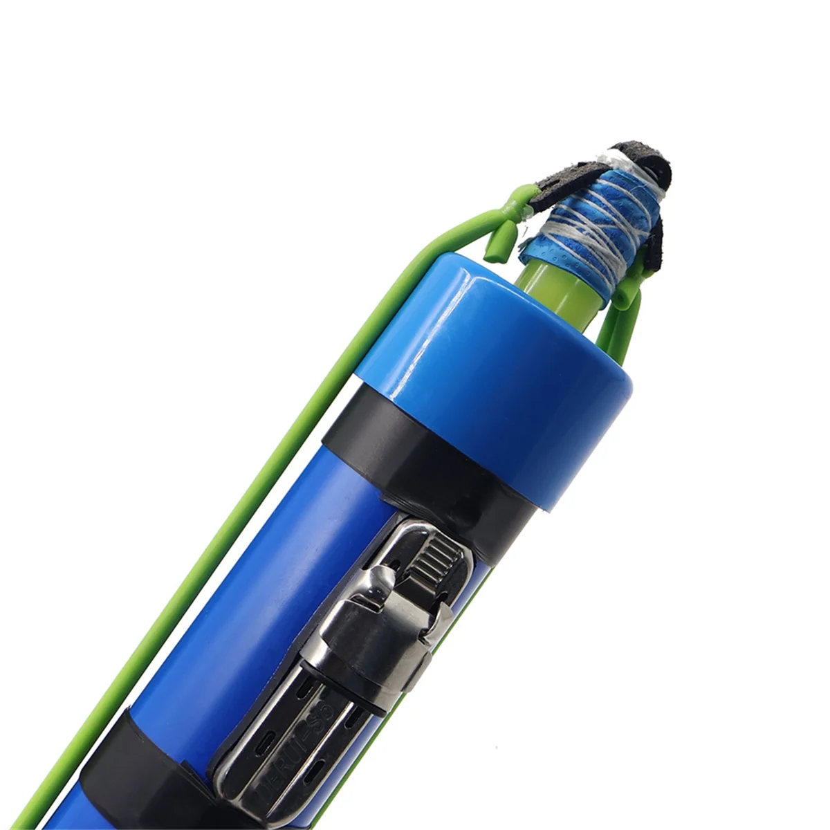 NEW Professional Fishing Bait Dropper. Outdoor Bait - Throwing Tool. Rubber - Band Catapult. Works with Fishing Reels.