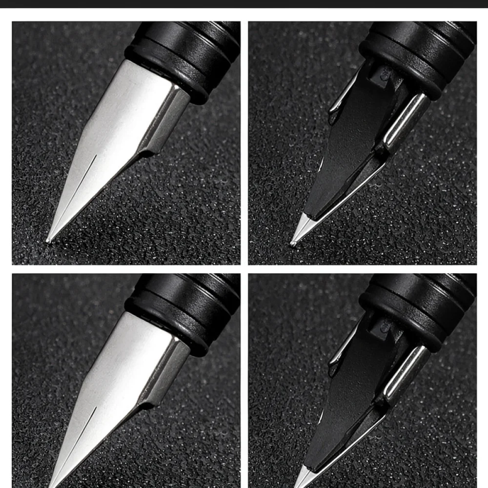 For Jinhao 65 Metal Fountain Pen Fine Nib Stainless Steel Student Writing Stationery Office Signature Calligraphy Tool